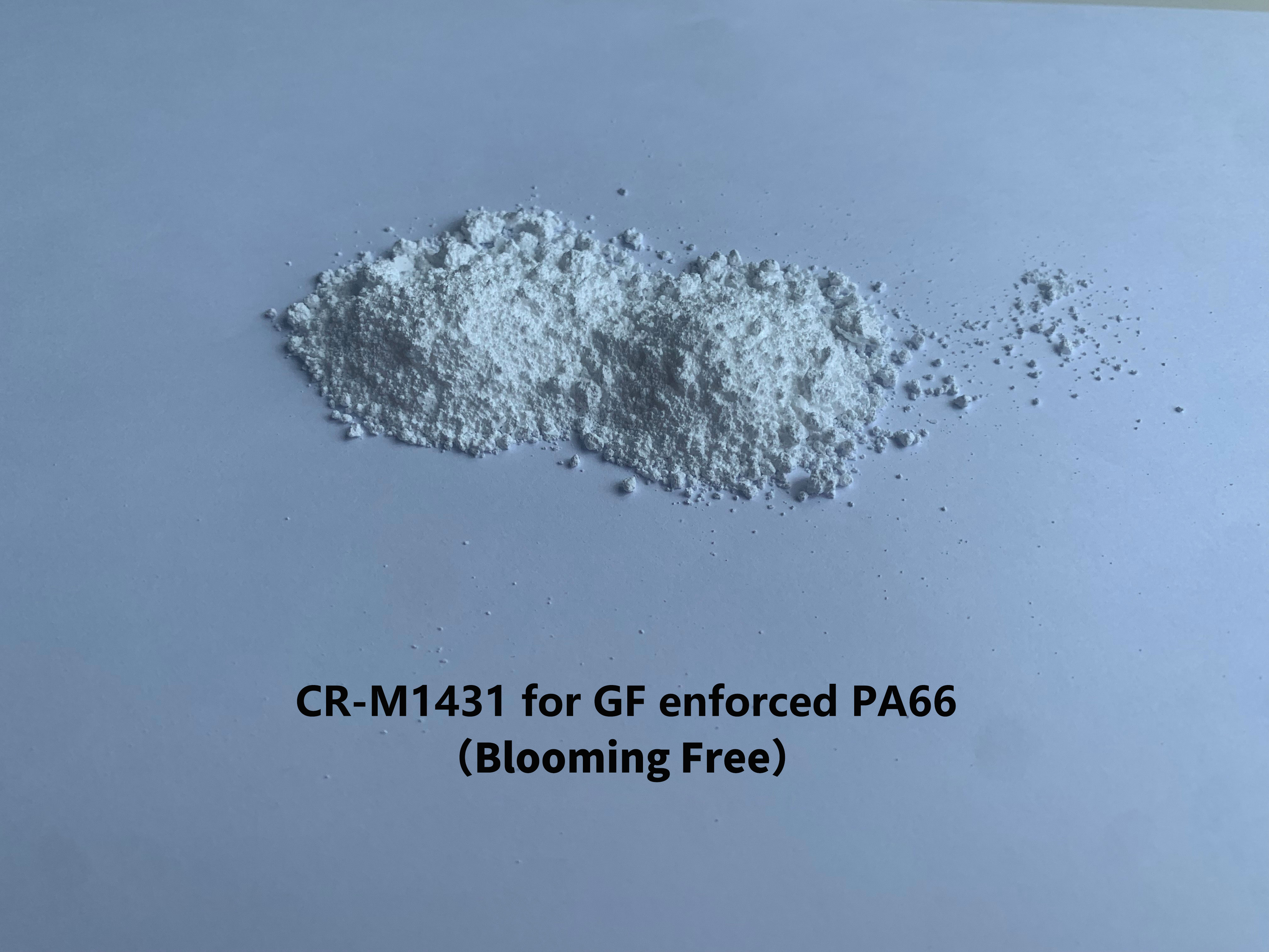CR-M1431 for GF enforced PA66 (Blooming Free)